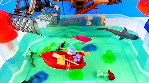 Learning Sea Animal Names Live Robotic Fish Shark Toys Learn Colors Paw Patrol for Toddlers Children