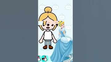 Toca Cinderella  #tocaboca #tocaworld #tocasecret#tocalife #fyp #foryou #tocalifeworld #cinderella