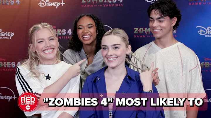 "Zombies 4" cast pick "Who's Most Likely To..." take something from set and plan the weekend hangout thumbnail