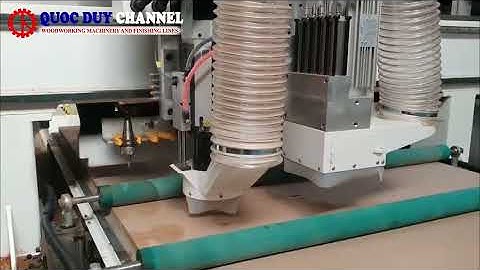 VẬN HÀNH MÁY CNC NESTING SMYM 1325 R1BP AL BÀN HÚT CHÂN KHÔNG HIỆU QUẢ NHẤT | Quốc Duy