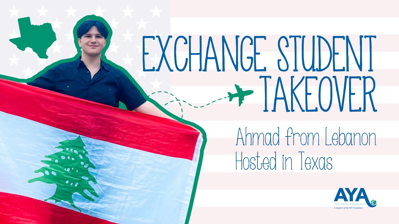 MEET AN EXCHANGE STUDENT | Ahmad from Lebanon Hosted in Texas | AYA Instagram Takeover