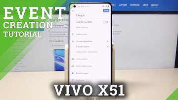 How to Add Event to Calendar in VIVO X51 – Use Calendar