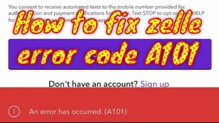 How to fix Zelle Sign-in Error Code A101 screenshot 2