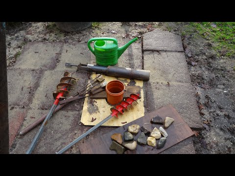 Video: Wie man mit eigenen Händen eine Gartenbohrmaschine herstellt
