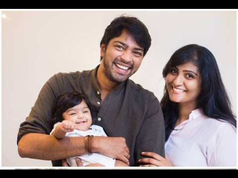 Allari Naresh With Wife And Daughter Ayana Very Cute Video !!
