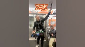 Making a Banger with the MTA Subway Train Voice! 🔥😂 #nyc #newyork