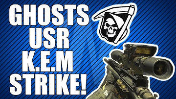 COD Ghosts: USR Sniper Quickscope KEM Strike on Freight!
