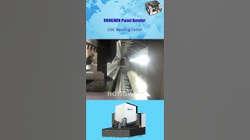 RONGWIN Full Servo CNC Panel Bender Super-automated Press Brake Bending Center Working