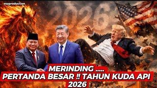PERTANDA BESAR TAHUN KUDA API 2026 !!Runtuhnya AMERIKA- Bangkitnya BRICS Xi jinping Prabowo 