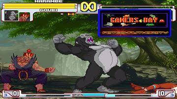 Harambe vs. Capcom - Akuma & Harambe Team Up in Survival Mode!