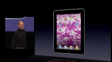 Steve Jobs Apple - iPad Launch January 2010