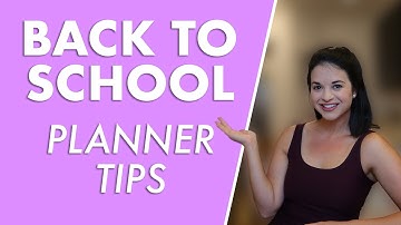 Back To School Planner Tips // 8 Ways To Get THE MOST Out Of Your Planner As A Student Or Teacher