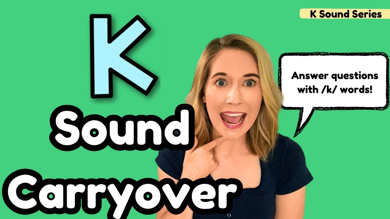 Speech Therapy for Kids: /k/ Sound Carryover Practice with Fun Picture Scenes