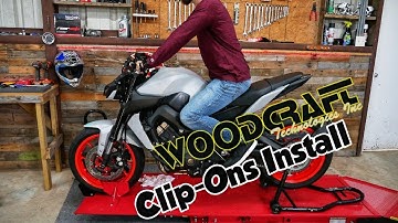 Woodcraft Clip-ons - Yamaha MT-09 FZ-09
