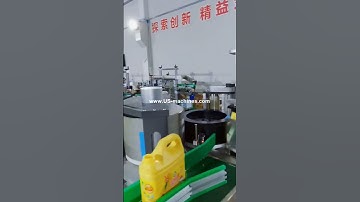 Automatic OPP label hot melt glue square bottle labeling machine