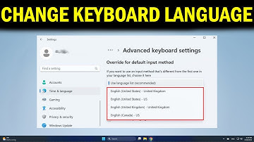 How To Change Keyboard Language on Windows 11 - Quick Fix