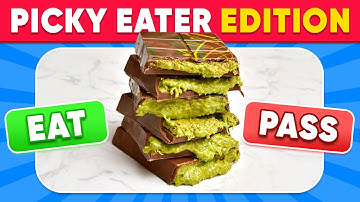 ETEN of DOORGAAN 🍕🤢 Kieskeurige eters editie! 🤔 Zou jij dit liever eten? Dagelijkse quiz