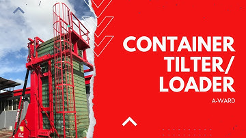 Scrap Metal Client Loading 20ft Container with A-Ward Tilter #containertilters #containerloading