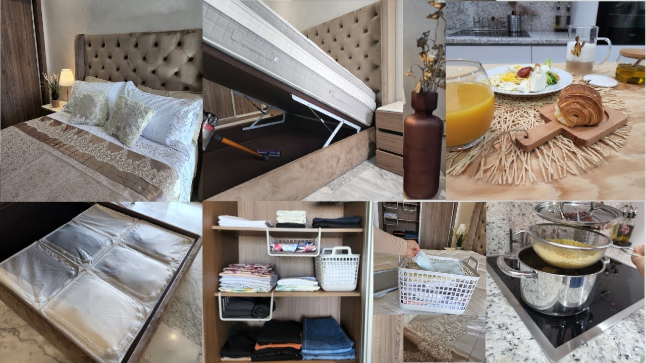 خبر زوين🥰 غرفة نوم بصفر كاراكيب👌 منظمات ذكية لتخزين ملابس شتاء | حلة جديدة لغرفتي| طي ملابس في دقائق
