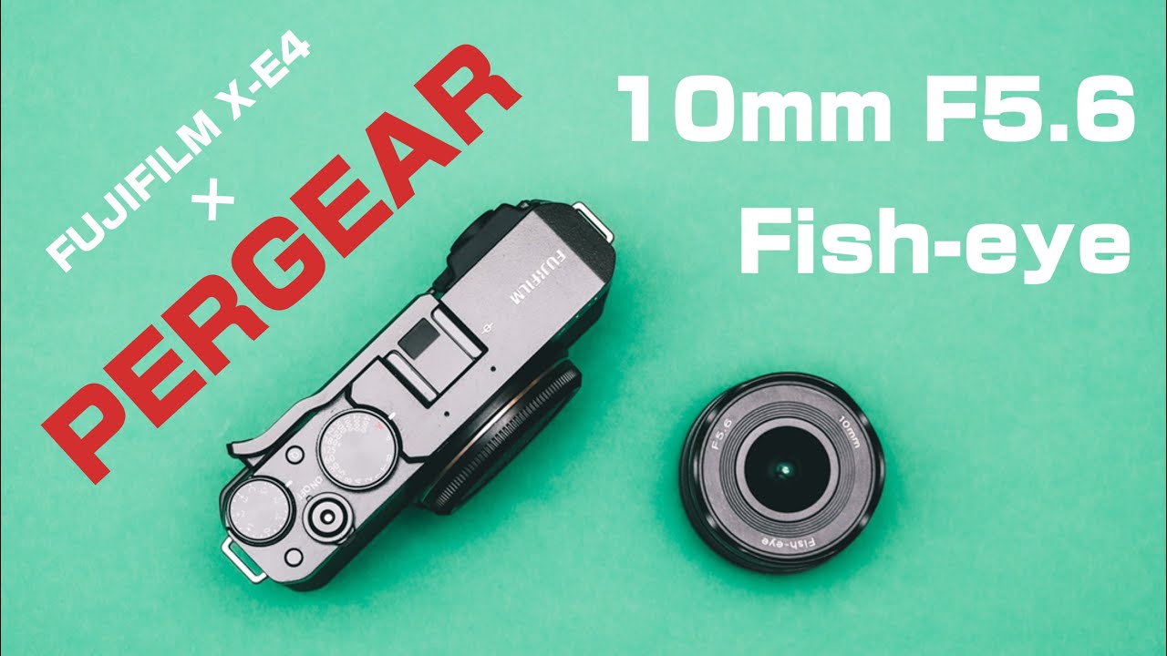 Pergear 10mm F5.6 Pancake Fisheye Lens for APS-C Fuji, M4/3