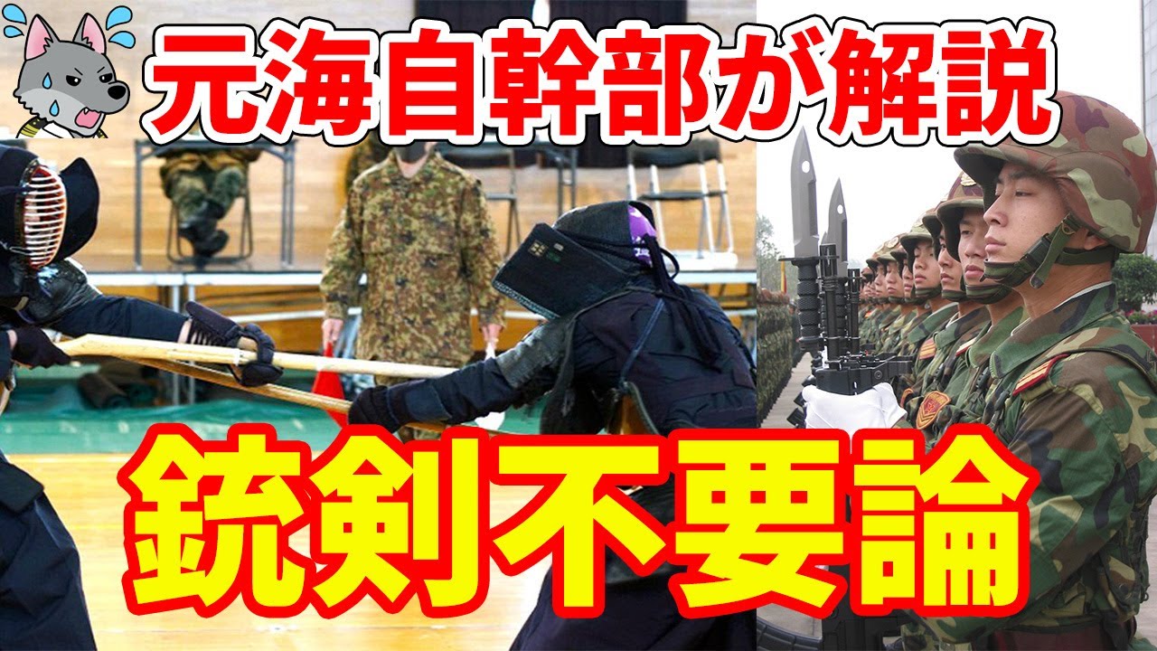 【元海上自衛隊幹部が解説】銃剣不要論
