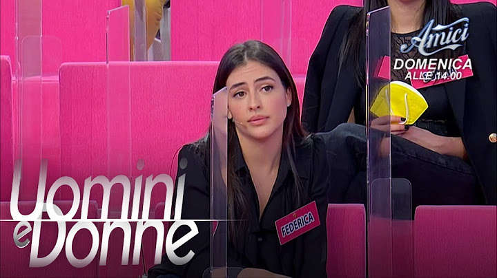 Uomini e Donne, Trono Classico - Federica abbandona lo studio