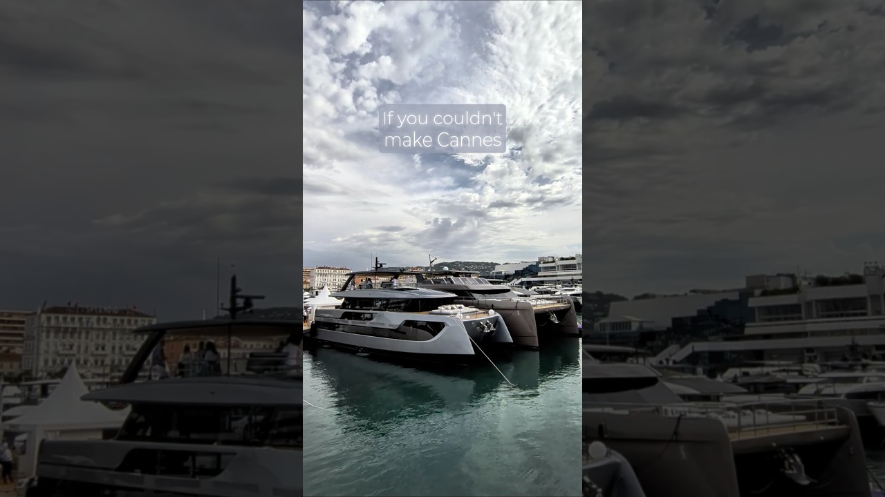 ⁣Cannes Yachting Festival 2026  - Luxury Power Catamarans
