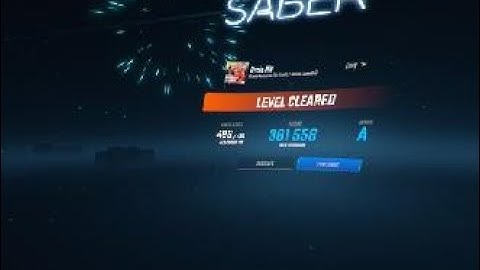 Beat Saber - Cycle hit - Kasai Harcores Easy mode and faster song