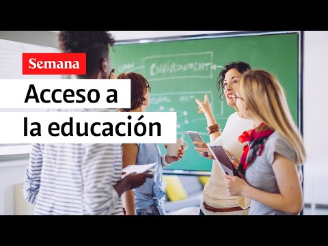 ¿Qué se está haciendo en el país para garantizar el acceso a la educación superior?