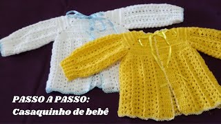 PASSO A PASSO : CASAQUINHO DE BEBÊ