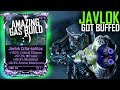 [Warframe] JAVLOK GOT BUFFED [Very very very fun riven build]