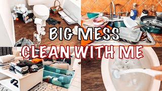 MESSY HOUSE CLEANING MOTIVATION | REAL LIFE CLEAN WITH ME 2023 | SUMMER CLEANING | CLEANING WITH KIM