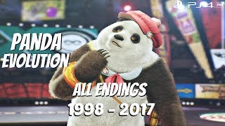 TEKKEN SERIES - All Panda Ending Movies 1998 - 2017 (1080p 60fps)