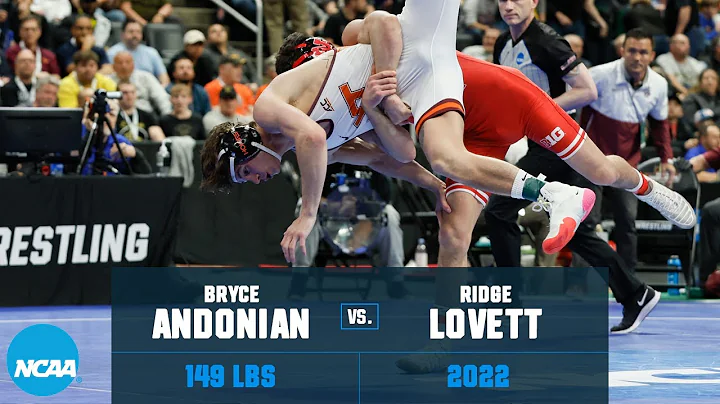 Ridge Lovett vs. Bryce Andonian: 2022 NCAA wrestli...