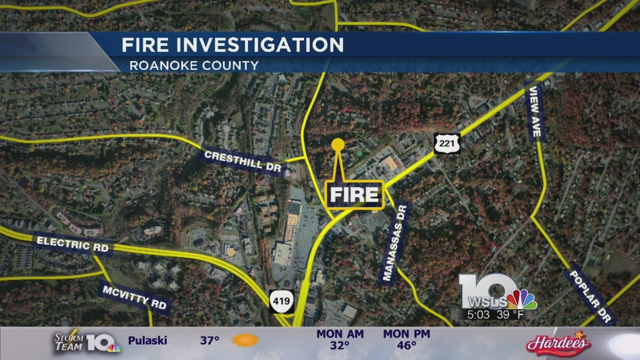 Crews battling house fire in Roanoke County - YouTube