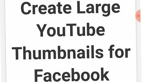 HOW TO POST YOUTUBE VIDEOS ON FACEBOOK WITH LARGE IMAGE THUMBNAIL? TAGALOG