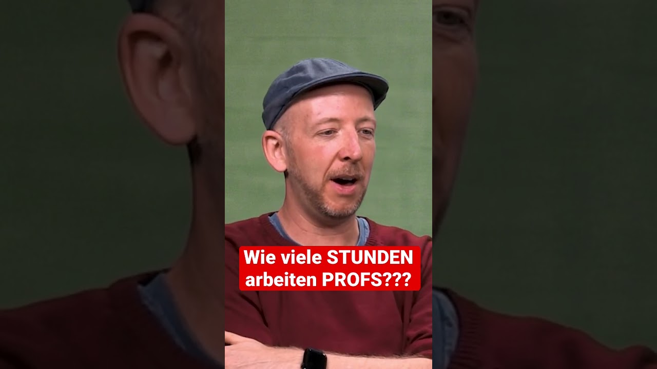 Wie viel arbeiten Professoren eigentlich?
