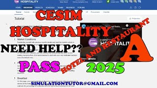 cesim hospitality - Hotel and restaurant management simulation screenshot 1