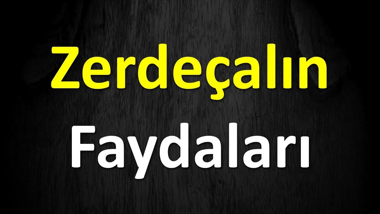 Zerdeçal Hakkında Bilinmesi Gerekenler Zerdeçal Hakkında Bilinmesi Gerekenler