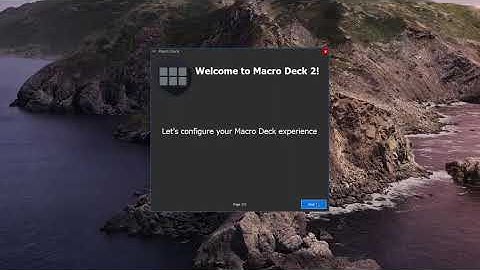 Macro Deck 2 first start (in development)