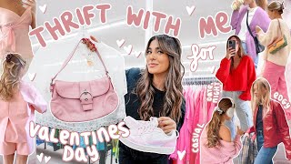 THRIFTING VALENTINES DAY OUTFITS for every kind of girl 💕coquette, edgy, casual + flirty! by Haley's Corner 67,033 views 2 months ago 17 minutes