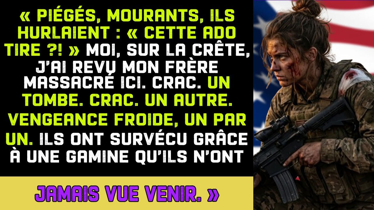 On nous avait appris à ne jamais faire confiance au silence. Pourtant, c’est ce silence qui nous a sauvés. J’étais dans ce ravin quand les tirs croisés nous ont scellés, quand chaque radio ne...