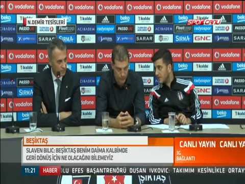 Slaven Bilic'in Beşiktaş'a Veda Ettiği Basın Toplantısı (30.5.15)