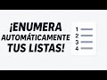 ¡Enumera AUTOMÁTICAMENTE tus datos en Google Sheets! 😱📊 Ahorra tiempo con este truco 🔥