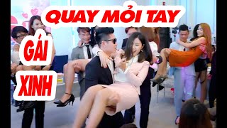 Anh Ơi Sóc Mạnh Lên _ Trò Chơi Gì Vậy _ Bế Gái Xinh Quay Mỏi Tay