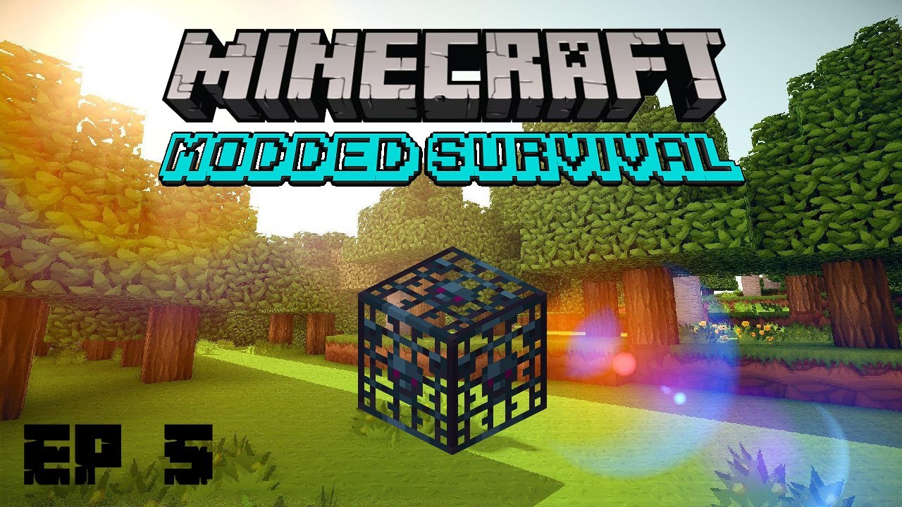 Zombie Exp Farm! | Minecraft Modded Survival | #5 