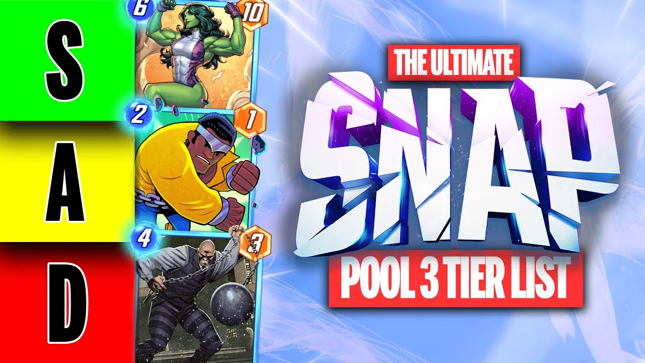 Marvel Snap Series (Pool) 3 Card Tier List - December 2023 - Marvel Snap  Zone