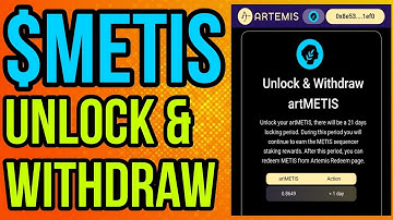 How to unlock and withdraw Metis after 21 Days Binance Wallet Airdrop