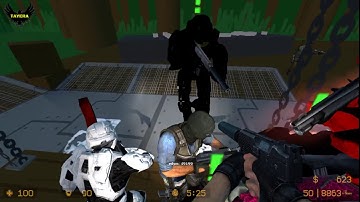 ZOMBIE ESCAPE ROUND ON COUNTER-STRIKE: SOURCE, map: ze_shroomforest, CSS