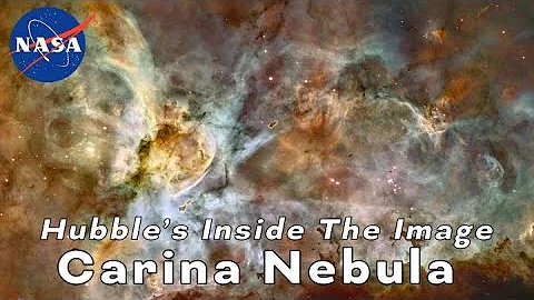Hubbles Inside The Image: Carina Nebula
